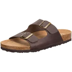 Pantolette LICO "Pantolette Alvaro", Gr. 37, braun, Synthetik, Schuhe Pantolette
