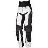 Modeka Elaya Textilhose Damen - Hellgrau/Schwarz - 42