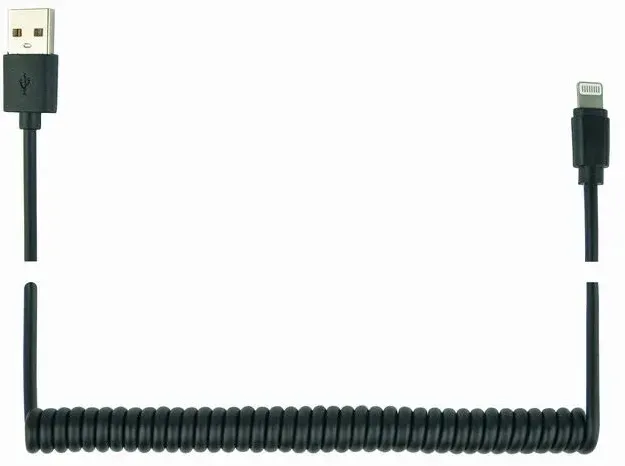 Gembird CC-LMAM-1.5M Lightning-Kabel 1,5 m Schwarz