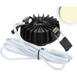 ISOLED LED Einbaustrahler Sys-90 MiniAMP 1 warmweiß Aluminium