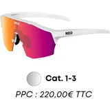 KOO Alibi L Photochrome - White Matt - Photocromic Fuchsia
