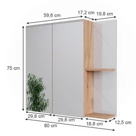 Vicco Irma 80 cm weiß