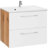 Held Waschbeckenunterschrank »Soria«, Badmöbel, Waschtisch inkl. Waschbecken, Breite 60 cm, weiß