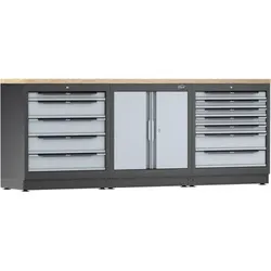 Schrankwand-Kombination ∙ Starter-Paket ∙ Holz ∙ V6000-3P1XL