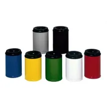 VAR Mülleimer 80 l Silber