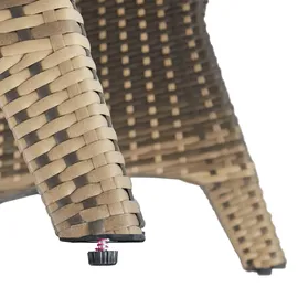 Tectake tectake® Rattan Lounge, Catania 120x65x73cm