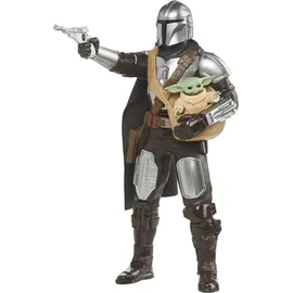 Hasbro Star Wars Galactic Action The Mandalorian & Grogu Figuren, interaktiv, elektronisch, Maßstab 30 cm, für Kinder ab 4