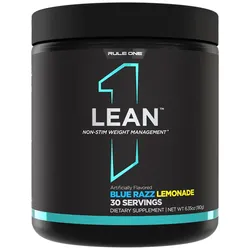 Rule1 RULE1 LEAN (30serv, Pineapple Passiounfruit) (180 g, Blaue Razz-Limonade)