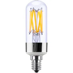 SEGULA LED-Leuchtmittel "LED Tube High Power klar", E (A-G), transparent, L:110cm Ø:32cm, Leuchtmittel, dimmbar, E14, Tube High Power, klar