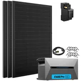 E.For.U Balkonkraftwerk mit Speicher Anker Solix Solarbank 2 e1600 PRO 1320 Wp / 800 Watt, (optional mit Anker Solix BP1600 Erweiterungsakku)
