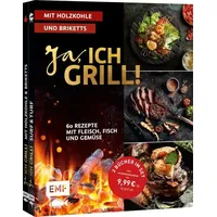 Edition Michael Fischer / EMF Verlag Ja, ich grill! – Mit Holzkohle und Briketts: Doppelt gut – 2 Bücher im Set