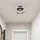 GLOBO Deckenlampe Deckenleuchte Wohnzimmerleuchte Designlampe anthrazit D 26 cm