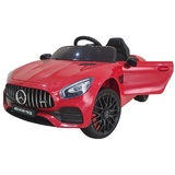 COFI 1453 Kinderfahrzeug - Elektro Auto "Mercedes AMG GT - Lizenziert Kinderauto Rot