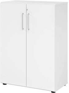 Aktenschrank weiß 2 Fachböden 80,0 x 42,0 x 110,0 cm Test & Preisvergleich