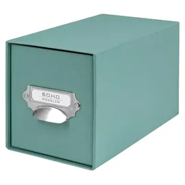RÖSSLER Schubladen-Aufbewahrungsbox 143 x 158 x 261 mm 1-tlg. Grün/Blau/Opal
