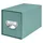 RÖSSLER Schubladen-Aufbewahrungsbox 143 x 158 x 261 mm 1-tlg. Grün/Blau/Opal