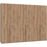 WIMEX Kleiderschrank WIMEX "New York", braun (plankeneichefarben), B:270cm H:208cm T:58cm, Schränke, Kleiderschrank, in vielen Breiten, 208 oder 236cm hoch