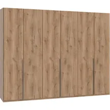 WIMEX Kleiderschrank WIMEX "New York", braun (plankeneichefarben), B:270cm H:208cm T:58cm, Schränke, Kleiderschrank, in vielen Breiten, 208 oder 236cm hoch