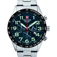 Swiss Alpine Military 7047.9135 Chronograph Herrenuhr 45mm 10ATM