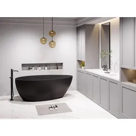 vente-unique Apulia Freistehende Badewanne 160 x 82 x 58 cm (245 L)