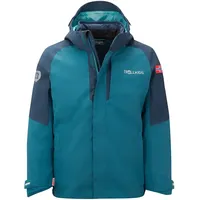 TROLLKIDS Skanden Jacke - Dark Marine / Mystic Blue / Arctic Blue - 140 cm