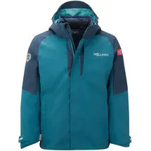 TROLLKIDS Skanden Jacke - Dark Marine / Mystic Blue / Arctic Blue - 140 cm
