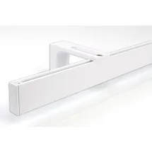 deco-raum Gardinenschiene, nach Maß 1-lauf Loft Weiß 390cm