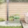 vidaXL Gartenblumentopf 80 x 80 x 48 cm Silber
