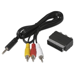 TechniSat 0000/3649 Videokabel-Adapter RCA 3 x RCA Schwarz