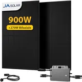 1170W Bifazial Balkonkraftwerk mit 800W Micro-Wechselrichter PV Solaranlage