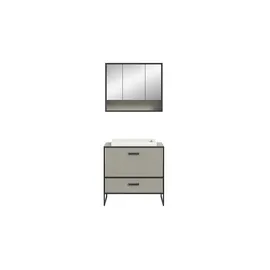 Möbel Kraft BAGNO 3-tlg. Schwarz