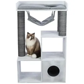 Trixie Kratzbaum mit Regalfunktion 72 x 38 x 110 cm grau