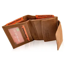 Josephine Osthoff Handtaschen-Manufaktur Josephine Osthoff Geldbörse klein unisex braun