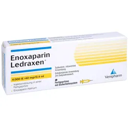 ENOXAPARIN Ledraxen 4.000 I.E. 40mg/0,4ml F.Sp. 2 St