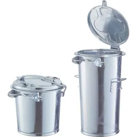 Rottner Tresor Mülleimer 65 l Silber