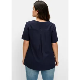 sheego Tunika in tiefblau | Gr.: 40