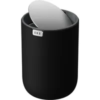 Eko Mini Tischmülleimer 1,5 l Schwarz
