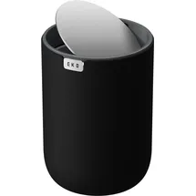Eko Mini Tischmülleimer 1,5 l Schwarz