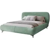 Mirjan24 Polsterbett, Mintgrün, Textil, Rechteckig, 140x200 cm, Schlafzimmer, Betten, Polsterbetten