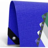 Hago Allzweck-Abdeckplane 3,0x4m - 650g/m2 Blau UV-resistent, wasserfest, PE/PVC, reißfest, für Außen & Innen, mit Alu-Ösen - Blau
