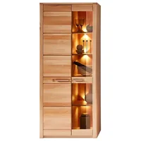 Lomadox - Vitrine inkl. Beleuchtung, 85 cm breit, Front