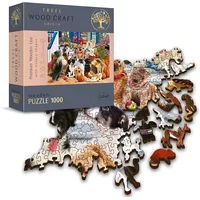 Trefl Holz Puzzle 1000 - Hunde