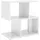 vidaXL Nachtschrank Hochglanz-Weiß 50 x 30 x 51,5 cm Weiß