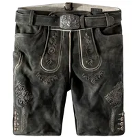 Stockerpoint Lederhose "Bertl" in graphit gespeckt | Gr.: 44