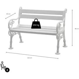 Proregal Curacao 85 x 115 x 60 cm Weiß