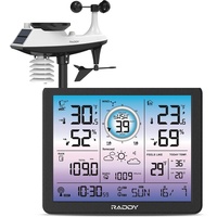 Funk Wetterstation Außensensor Thermometer Hygrometer Barometer Wettervorhersage