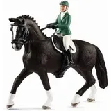 SCHLEICH 42358 Springreiterin mit Pferd