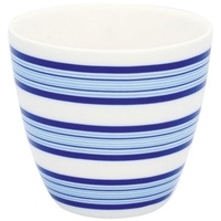 Greengate Latte-Macchiato-Glas Helen Latte Cup blue 0,35l, Steingut