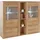 Home Affaire Highboard »Larona, zeitlose Hochkommode mit 2 Türen, Türkommode, Höhe 129,5 cm, Anrichte mit dekorative Rahmenoptik, Türen mit Glaseinsatz