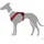 Hunter Neopren Hundegeschirr pfirsich/grau M